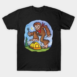 Happy Camper – Bigfoot's Midnight Snack T-Shirt